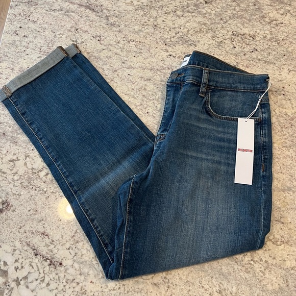 Hudson Women's Natalie Midrise Slim Boyfriend Crop‎ Jeans - NWT - Size 29 - Picture 5 of 9